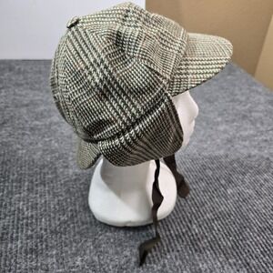 Glen Appin Of Scotland Harris Tweed Small‎ Brown Wool DEERSTALKER Hat